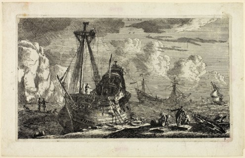 Merchant Ships, 1643/68. Creator: Reinier Zeeman.