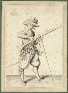 Artilleryman, n.d. Creators: Unknown, Jacques de Gheyn II.