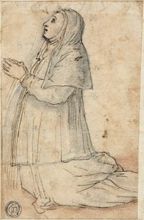 Kneeling Nun, n.d. Creator: Unknown.