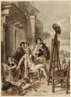 Artists and Amateurs, February 24, 1832. Creator: John Partridge.