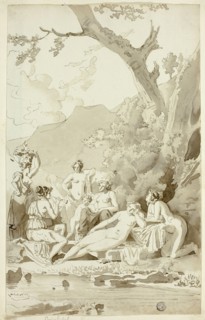 Nymphs in a Wooded Grove, n.d. Creator: Juan Cristobal.