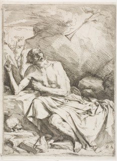 St. Jerome Hearing the Trumpet of the Last Judgment, 1621. Creator: Jusepe de Ribera.