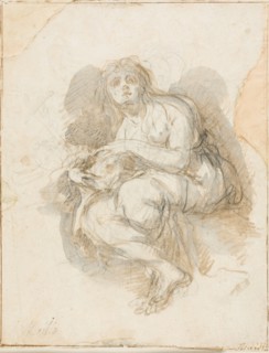 Female Saint Holding Skull, n.d. Creator: Possibly Bartolomé Estéban Murillo Spanish.