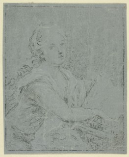 Woman at Spinet, n.d. Creator: Angelica Kauffman.