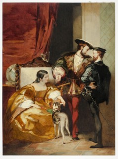 Francis I and the Duchess d'Étampes, n.d. Creator: Unknown.