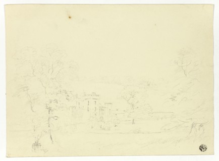 Hampton Court, Herefordshire, c.1820. Creator: Nicholas Pocock.