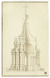 Lantern of Cupola, St. Peter's, Rome, n.d. Creator: Sir Christopher Wren.
