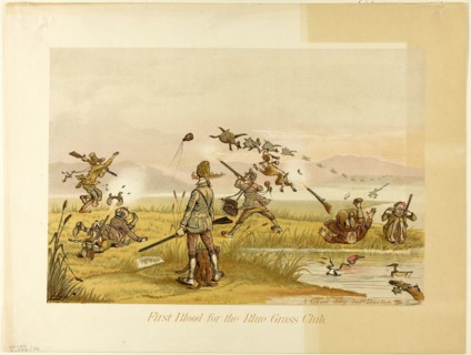 First Blood for the Blue Grass Club, n.d. Creator: Augustus Hoppin.