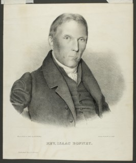 Reverend Isaac Bonney, 1826/33. Creator: Benjamin F Nutting.