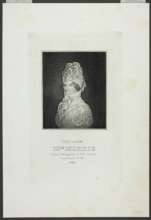 The Late Mrs. Morris, 1828. Creator: David Claypoole Johnston.