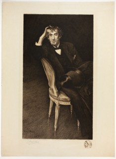 Portrait of Whistler, 1916. Creator: Jacques Reich.