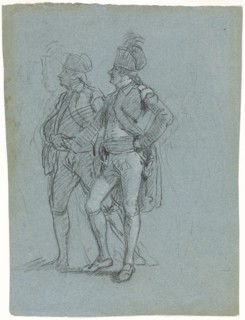 Sketch for "Siege of Gibraltar", 1785-89. Creator: John Singleton Copley.