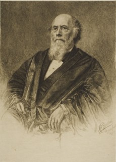 Portrait of Justice Stephen Field, 1890. Creator: Max Rosenthal.