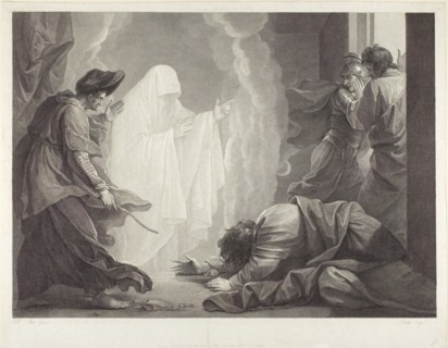 Saul and the Witch of Endor, 1788. Creator: William Sharp.