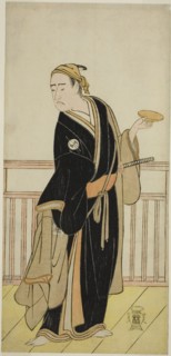 The Actor Ichikawa Yaozo III as Oboshi Yuranosuke in the Play Kanadehon Chushingura..., c. 1786. Creator: Shunsho.