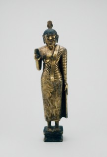 Buddha Standing with Hand in the Gesture of Reassurance (Abhayamudra), 18th century. Creator: Unknown.