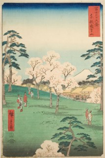 Asuka Hill in the Eastern Capital (Toto Asukayama), from the series "Thirty-six Views of..., 1858. Creator: Ando Hiroshige.