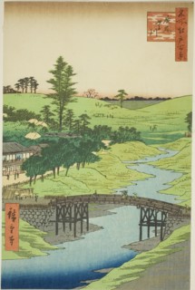 Furukawa River, Hiroo (Hiroo Furukawa), from the series "One Hundred Famous...", 1856. Creator: Ando Hiroshige.