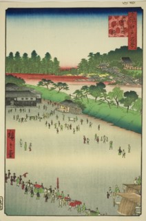 Yatsukoji, Inside Sujikai Gate (Sujikai-uchi Yatsukoji), from the series “One Hundred..., 1857. Creator: Ando Hiroshige.