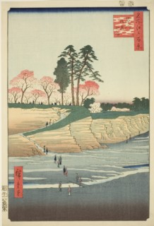 Goten Hill at Shinagawa (Shinagawa Gotenyama), from the series "One Hundred Famous..., 1856. Creator: Ando Hiroshige.