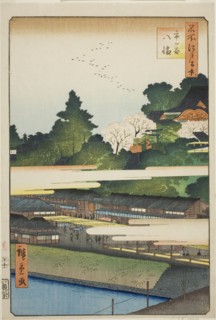 Ichigaya Hachiman Shrine (Ichigaya Hachiman), from the series “One Hundred Famous..., 1858. Creator: Ando Hiroshige.