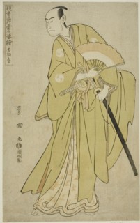 Otawaya: Onoe Matsusuke I as Oboshi Yuranosuke, from the series "Portraits of Actors..., 1795. Creator: Utagawa Toyokuni I.