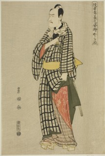 Koraiya: Ichikawa Komazo III, from the series "Portraits of Actors on Stage..., c. 1794. Creator: Utagawa Toyokuni I.