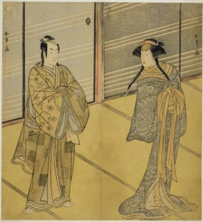 The Actors Segawa Kikunojo III as the Spirit of Joro-gumo (Harlot Spider) Disguised as..., c. 1781. Creator: Shunsho.