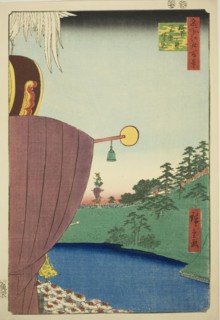 Sanno Festival Procession at Kojimachi Itchome (Kojimachi Itchome Sanno Matsuri nerikomi),..., 1856. Creator: Ando Hiroshige.
