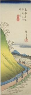 Spring View from the Foot of Asuka Hill (Asukayama shita haru no kei), from the ser..., c. 1835/44. Creator: Ando Hiroshige.