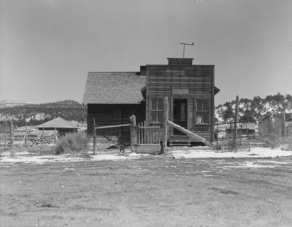 Widtsoe post office, Utah, 1936. Creator: Dorothea Lange.