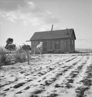 Widtsoe farm home, Resettlement Administration purchase, Utah, 1936. Creator: Dorothea Lange.