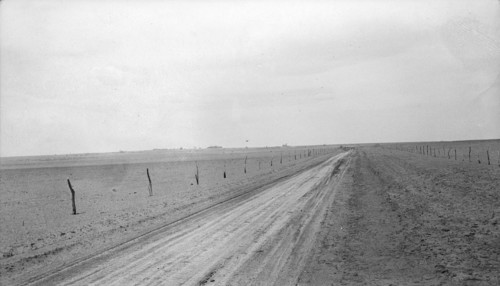 Typical view of the rolling character of the area, New Mexico, 1935. Creator: Dorothea Lange.