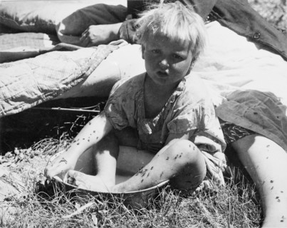 Cleanliness - Oklahoma refugees camping in Imperial Valley, California, 1935. Creator: Dorothea Lange.