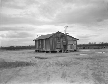 House in "Little Oklahoma", California, 1936. Creator: Dorothea Lange.
