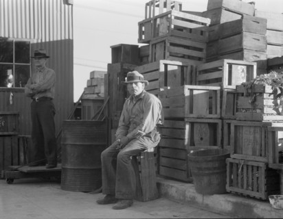 Self-help cooperative, Burbank, California, 1936. Creator: Dorothea Lange.