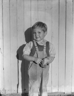 Youngest child of four of rural rehabilitation client, Near San Fernando, California, 1935. Creator: Dorothea Lange.