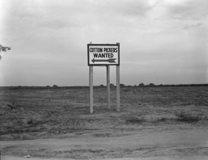 Along U.S. Highway 99, Southern San Joaquin Valley, California, 1936. Creator: Dorothea Lange.