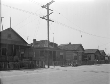[Untitled, possibly related to: Housing, Los Angeles], 1936. Creator: Dorothea Lange.