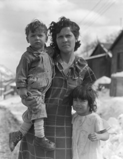 Home and family of a Utah coal miner...near Price, Utah, 1936. Creator: Dorothea Lange.