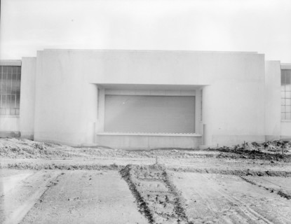 Nearly completed factory..., Hightstown, New Jersey, 1936. Creator: Dorothea Lange.