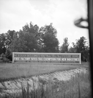 Note on industrialization of the South, Meridian, Mississippi, 1936 Creator: Dorothea Lange.