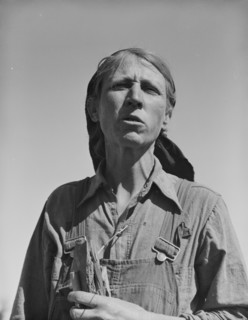 Oklahoma drought refugee, California, 1937. Creator: Dorothea Lange.