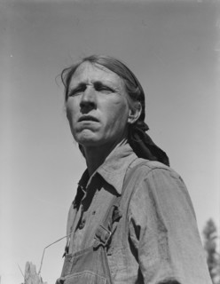 Drought refugee from Oklahoma in California, 1937. Creator: Dorothea Lange.