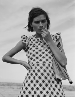A mother in California who with her family will be returned to Oklahoma by the Relief..., 1937. Creator: Dorothea Lange.