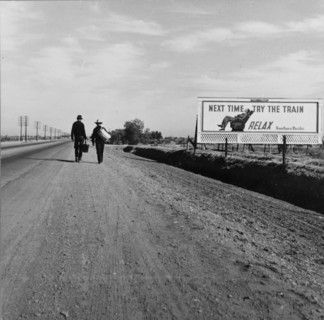 Toward Los Angeles, California, 1937. Creator: Dorothea Lange.