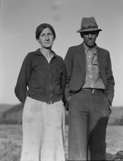 Refugees from the 1936 drought, came to California for a new start, 1937. Creator: Dorothea Lange.