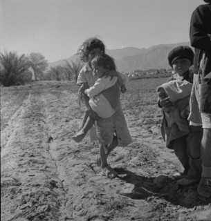 Children of migratory Mexican field workers, Coachella Valley, California, 1937. Creator: Dorothea Lange.