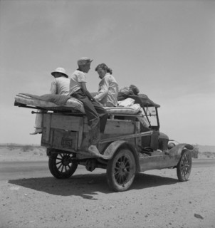 Migratory family, Route 70, Arizona, 1937. Creator: Dorothea Lange.