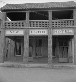 Hotel in Memphis, Texas, 1937. Creator: Dorothea Lange.